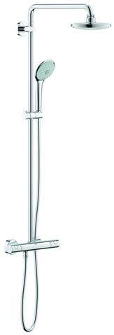 GROHE Duschsystem Euphoria chr, Duscharm 450 mm AP-Brausethermostat