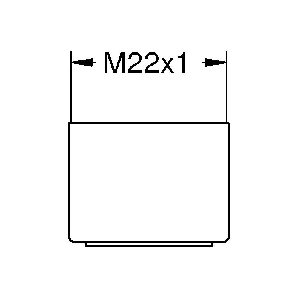 GROHE Mousseur 06574, M22x1 chrom-06574000