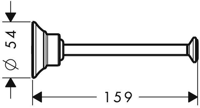 hansgrohe Reservepapierhalter Axor Montreux-42028000