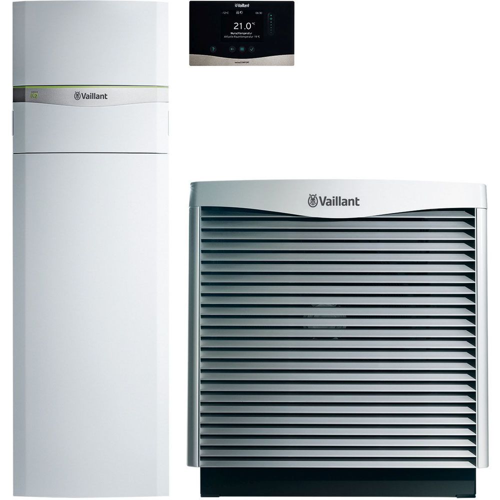 Vaillant Wärmepumpenpaket 4.6205 flexoCOMPACT exclusive VWF 88/4 mit aroCOLLECT Luft-Kollektor