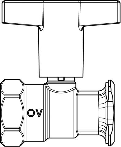 Oventrop Pumpenkugelhahn Optibal P-1078371