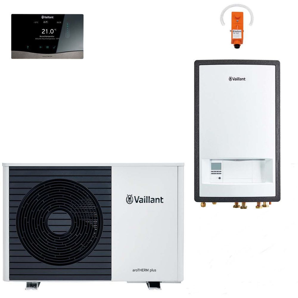 Vaillant Wärmepumpenpaket 4.3105 aroTHERM plus VWL 75/6 A S2 mit Hydraulikstation VWZ MEH 97/6