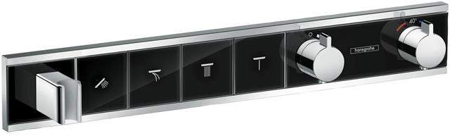 hansgrohe Fertigmontageset RainSelect UP-Thermostat, für 4 Verbraucher, chrom-15357000