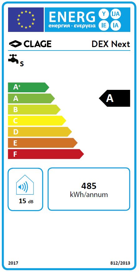 Clage Durchlauferhitzer DEX Next 18-27 kW, E-Paper-Display, elektronisch geregelt-3200-36400