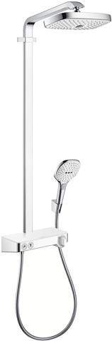 Showerpipe Raindance Select E 300 2jet, mit Ablage, chrom