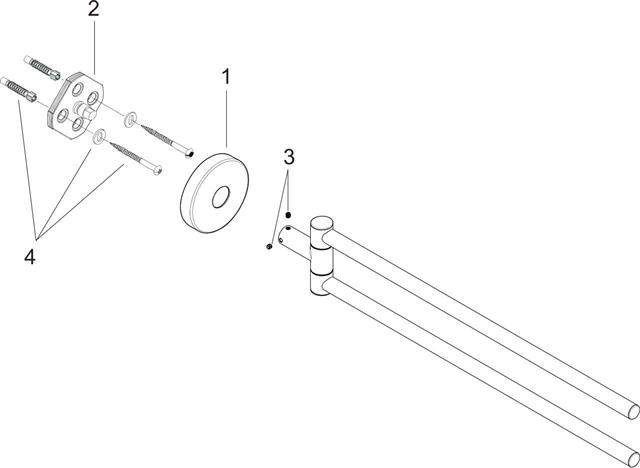 hansgrohe Handtuchhalter Logis-40512000