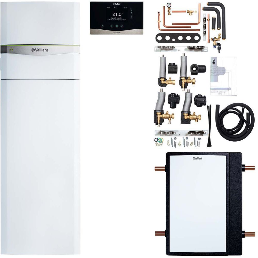 Vaillant Wärmepumpenpaket 4.6208 flexoCOMPACT exclusive VWF 88/4 mit fluoCOLLECT