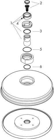 hansgrohe Tellerkopfbrause-28487000