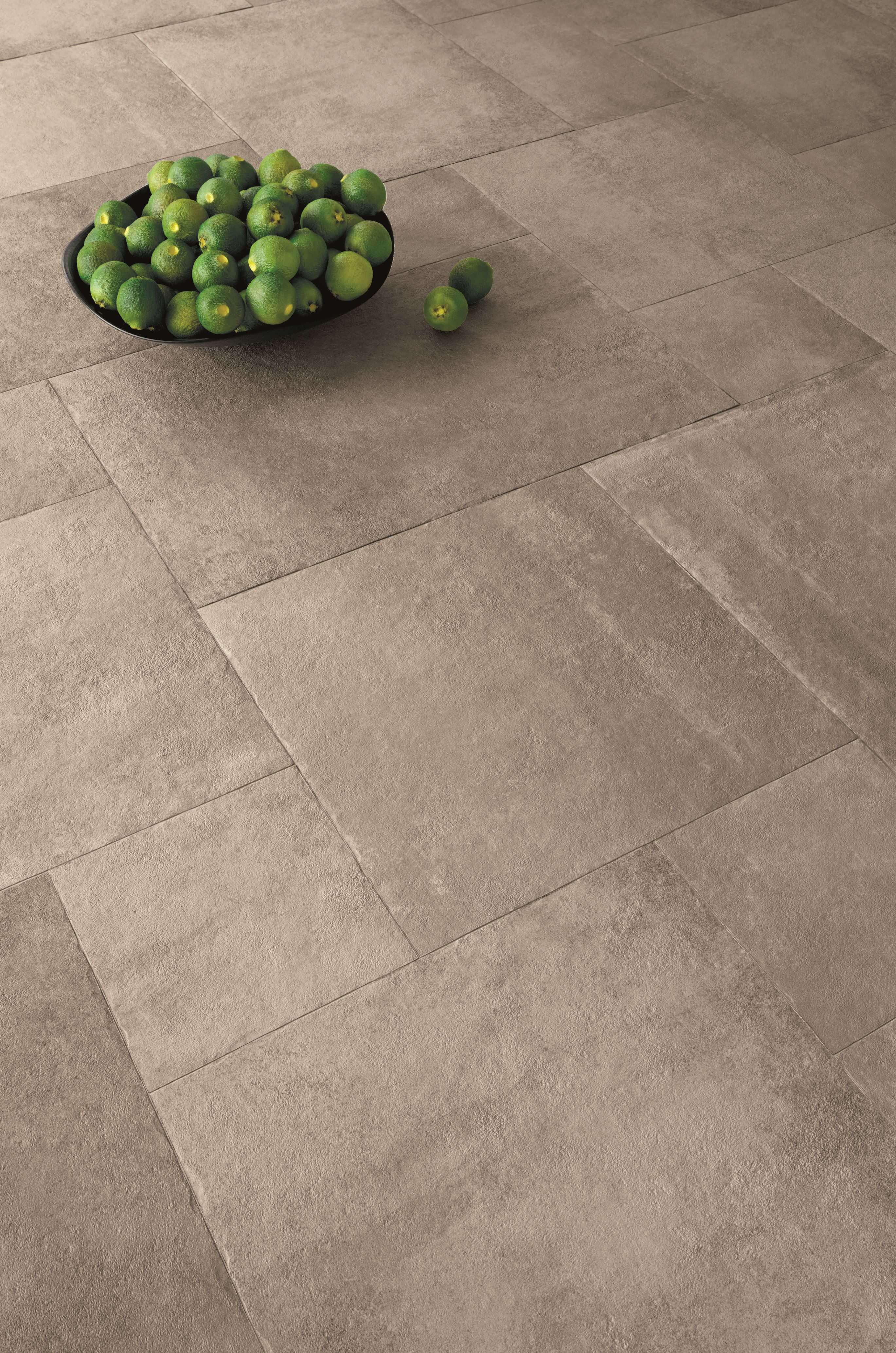 Feinsteinzeug Wand- & Bodenfliese Opus Stone Tortora Rustikale Fliesen braun beige 40 x 60 cm