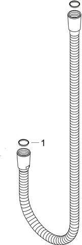 hansgrohe Metallbrauseschlauch Axor 2,00 m-28112000