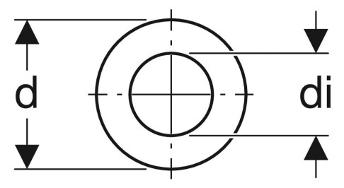 Geberit Flachdichtung für Spülventil für AP- und UP-Spülkasten: d=63mm, di=32mm 816.418.00.1