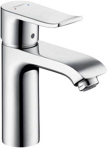 Hansgrohe Waschtisch-Einhebelmischer Metris 110 mit Ablaufgarnitur, chrom-31080000