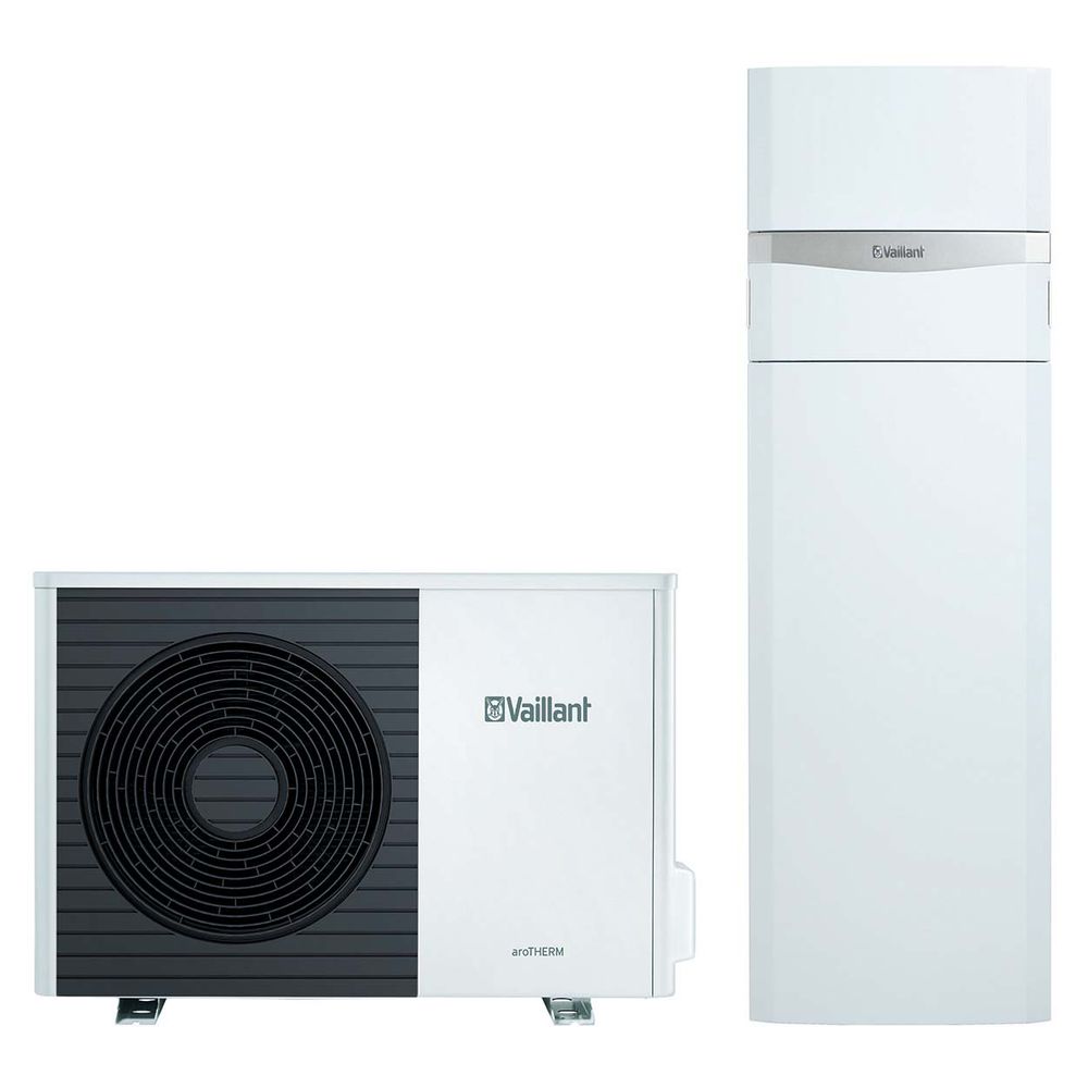 Vaillant Wärmepumpenpaket 4.124/2 aroTHERM Split VWL 105/5 AS S2 mit uniTOWER VWL 128/5 IS