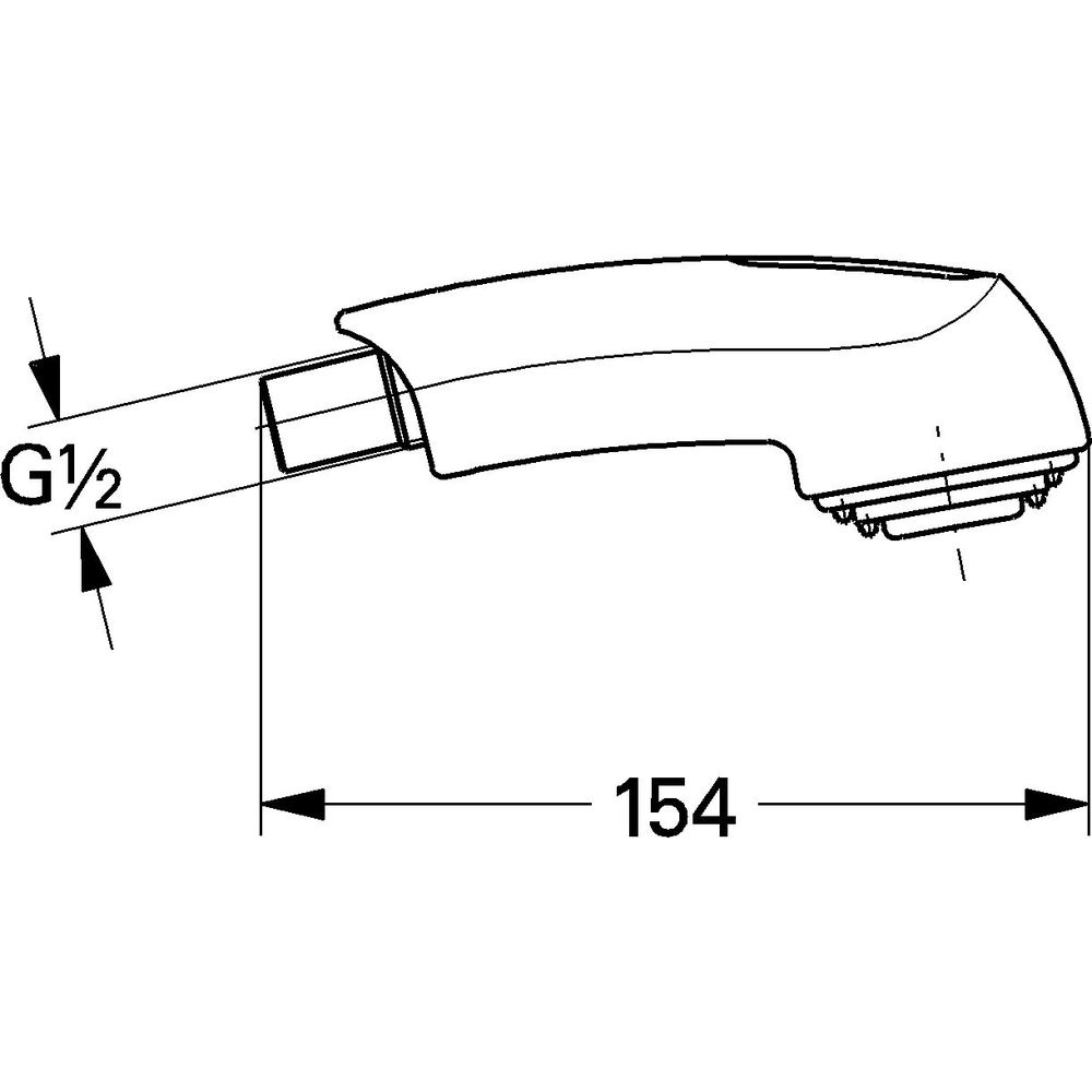 GROHE Spülbrause für Zedra/Europlus, chrom/ fehgrau-46312IE0