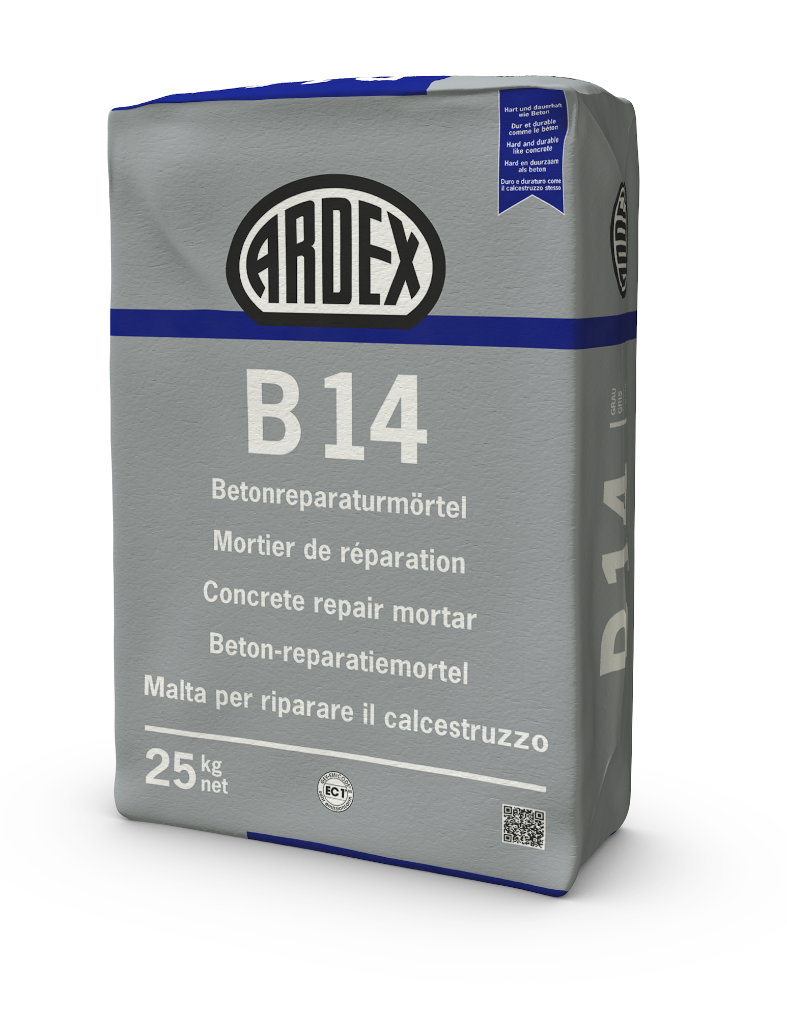 Ardex B14 Beton-Reparaturmörtel grau, a 25 kg Sack-50130