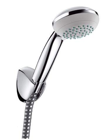 Hansgrohe Brausehalterset Crometta 85 Variojet chrom, mit Brauseschlauch 160 cm und Brausehalter,