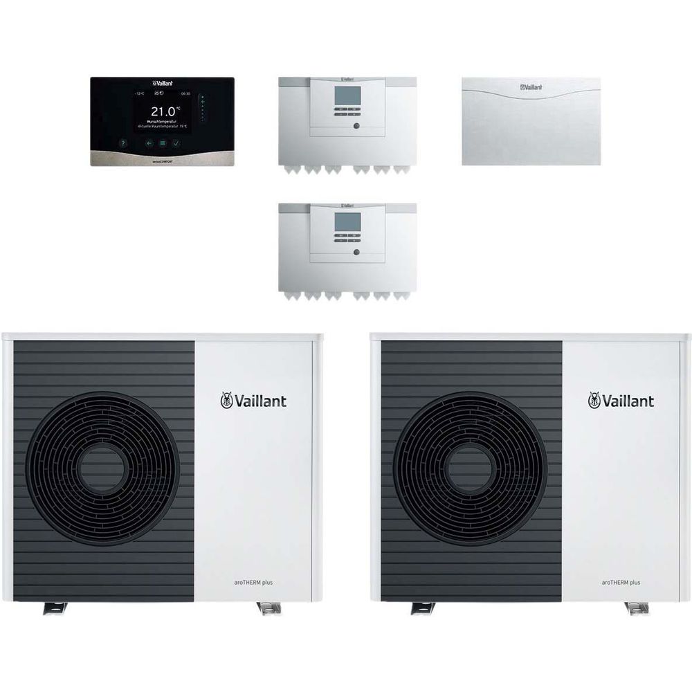 Vaillant Wärmepumpenpaket 4.3503 aroTHERM plus VWL 75/6 A S2 Kaskade