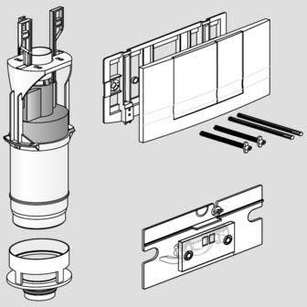 SANIT Modernisierungsset FRIABLOC auf F102 +Pl