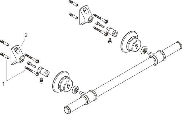 hansgrohe Haltegriff Axor Montreux-42030000