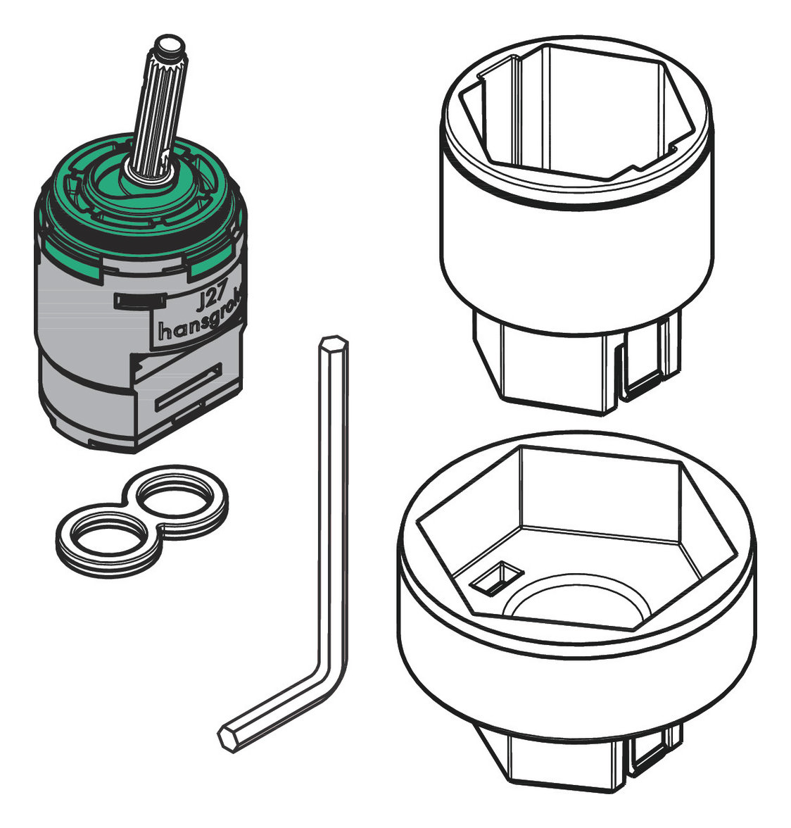 hansgrohe Joystick - Kartusche J27-96783000