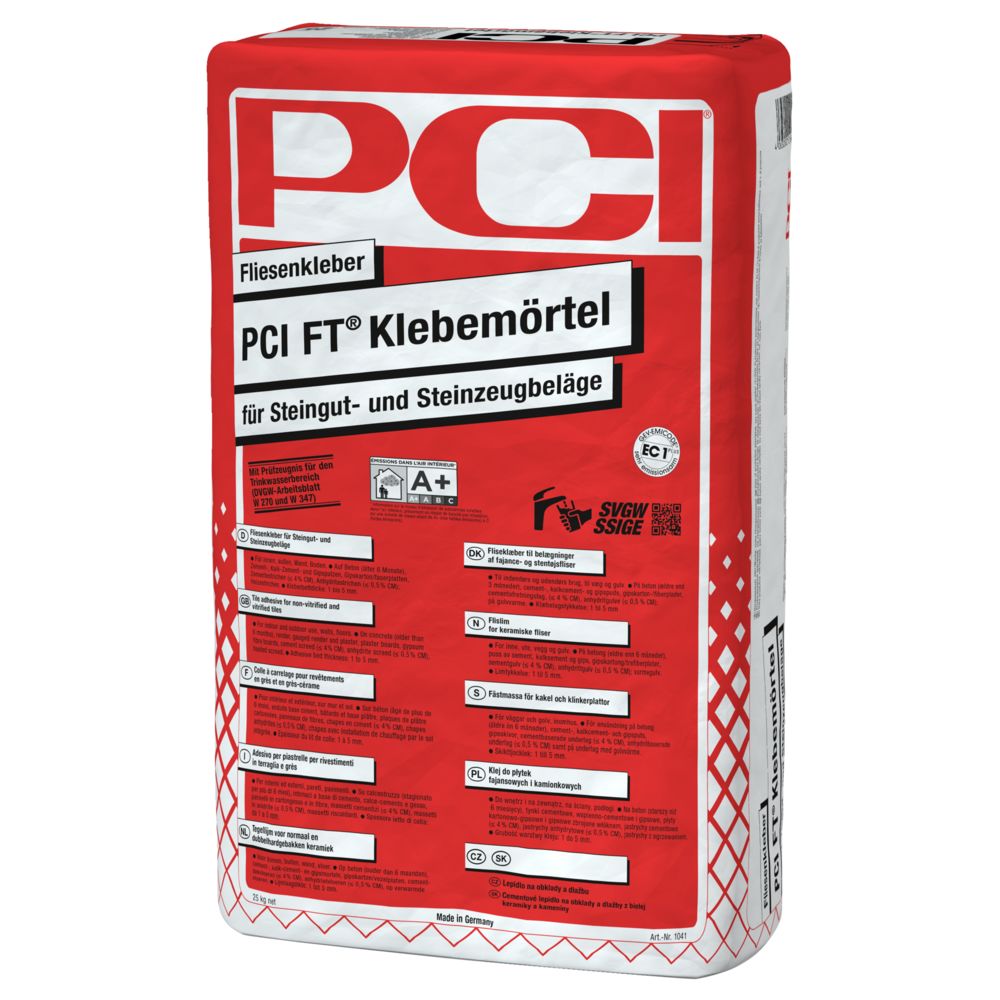 PCI - FT Klebemörtel, Fliesenkleber grau, 25 kg-466539