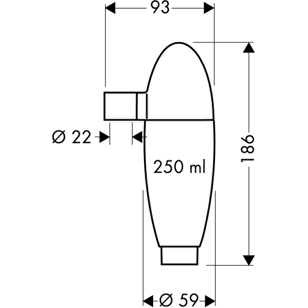 hansgrohe Lotionset C für Unica S und Unica C