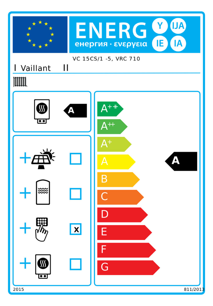 Vaillant Gas-Hybrid-Paket 1.678/2 ecoTEC plus VC 15CS/1-5 mit Warmwasserwärmepumpe aroSTOR VWL BM200