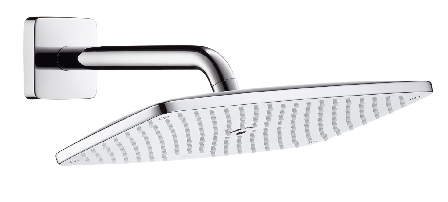 Hansgrohe Kopfbrause Raindance E 360 Air 1jet mit Brausearm 240 mm, chrom-27371000