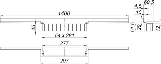 Dallmer Duschrinne CeraWall Individual-536518