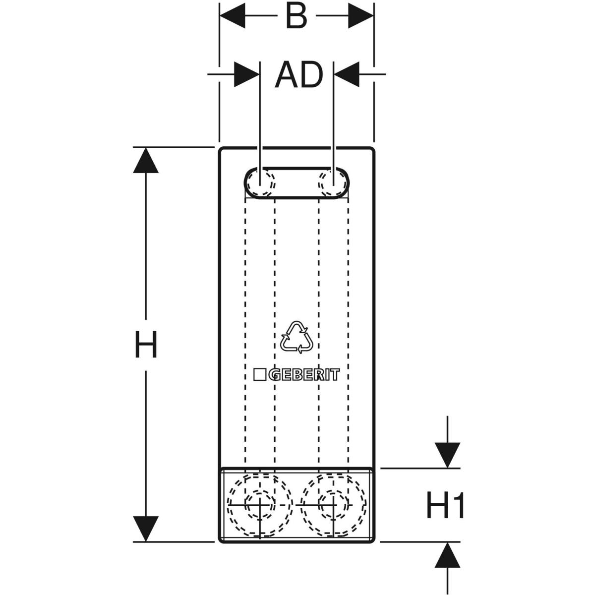 Anschlussbox Mepla Typ C 16 mm, für Heizung und Kühlung 611260001-611260001