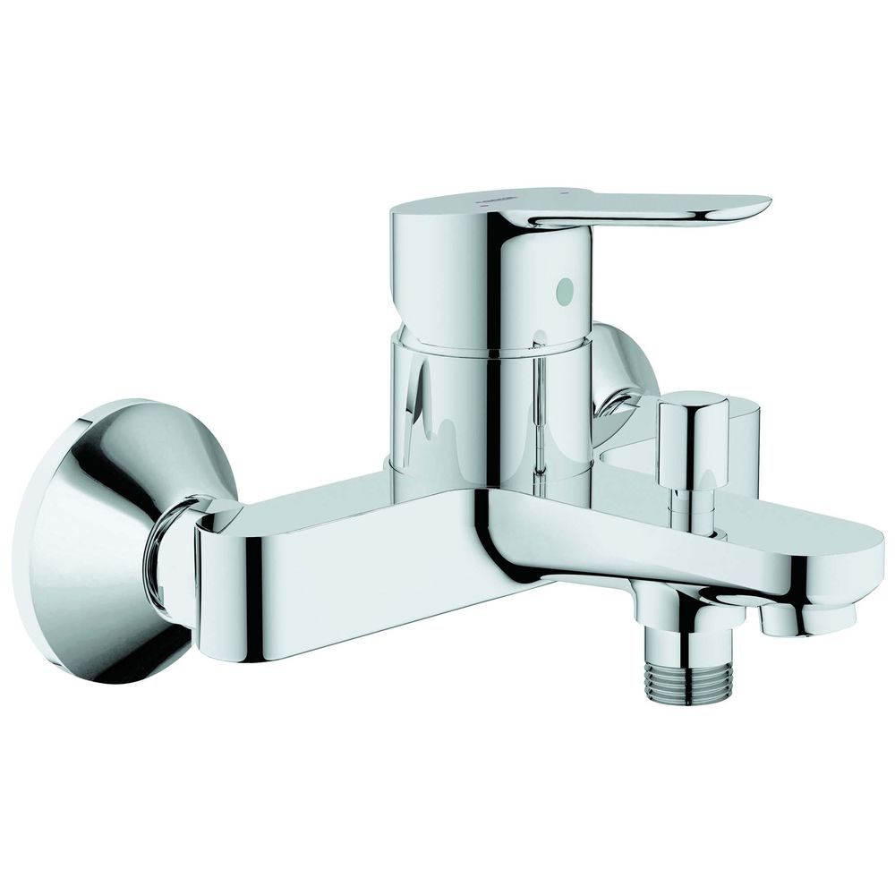 GROHE Wannen-Einhebelmischer BauEdge chrom, Wandmontage