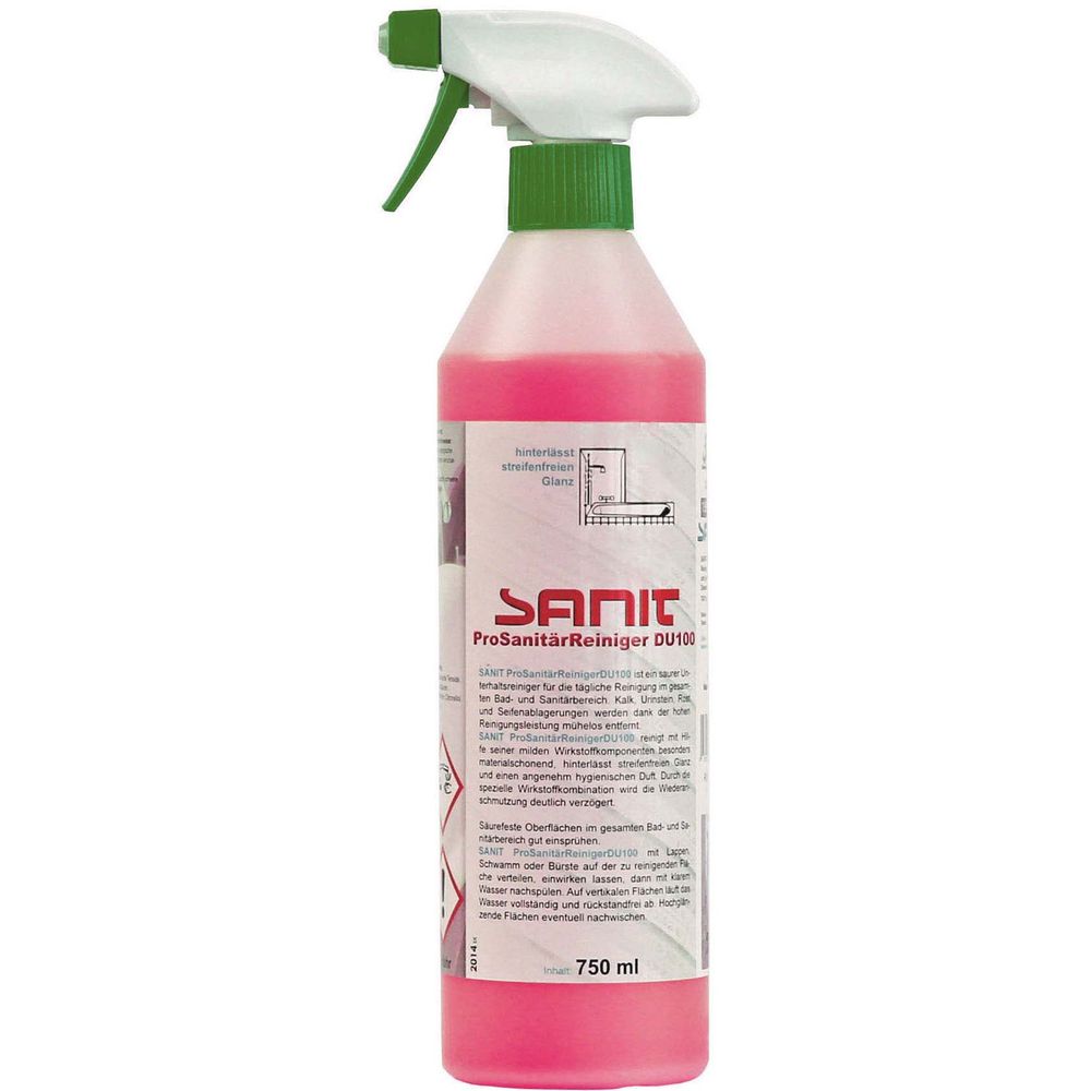 Sanit Pro Sanitär Reiniger DU100 750 ml Flasche-03025