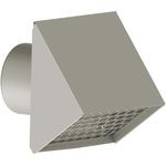 Kermi, x-well Wetterschutzgitter NW 160, Aluminium, weiß RAL 9016-Y2401160011K