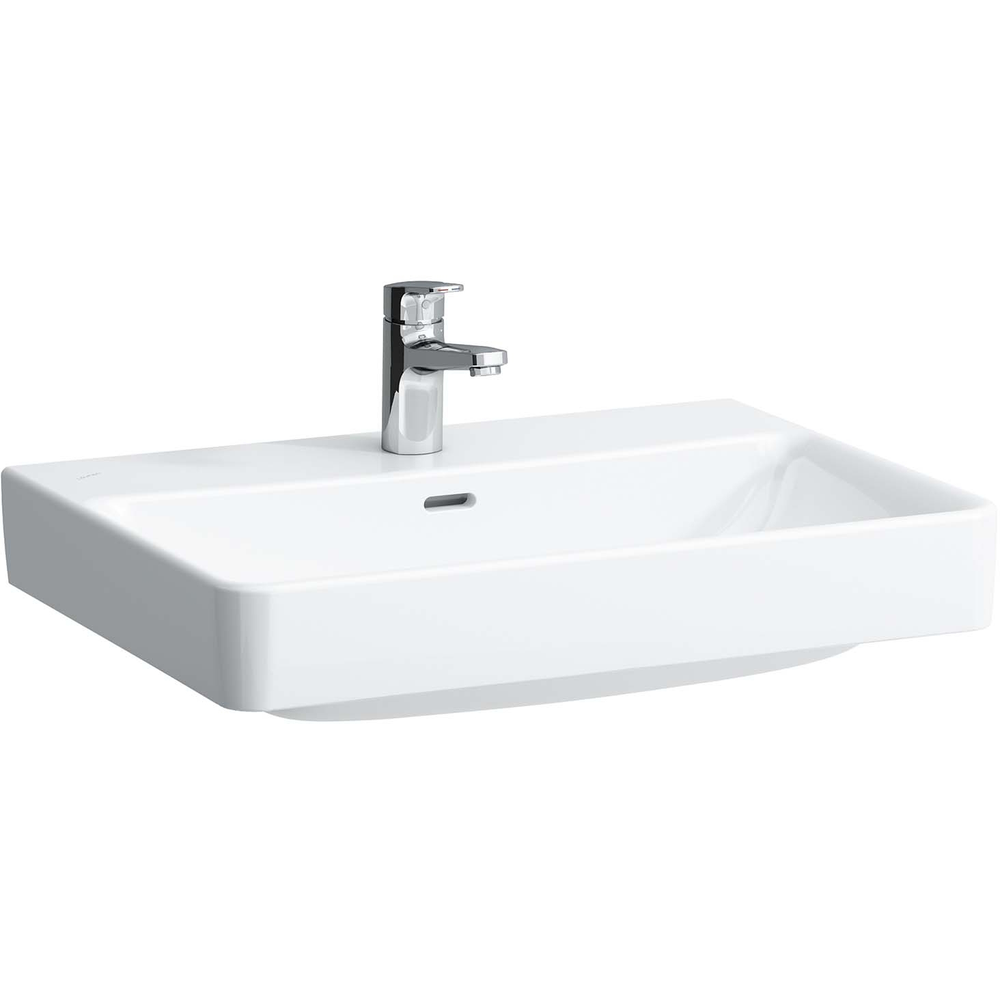 Laufen Waschtisch PRO S we, m Überlauf, 1 Hahnloch, 65 x 46,5 cm-H8109640001041