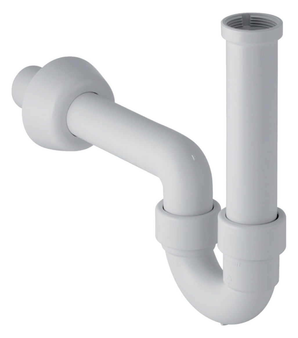 Geberit Rohrbogenveruchsverschluss für Waschbecken und Bidet, Abgang horizontal: d=40mm, G=1 1/4", w 