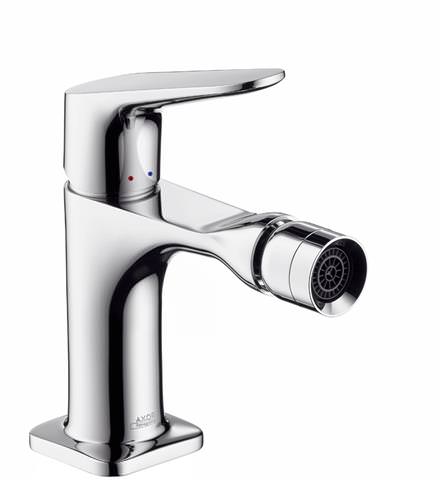 hansgrohe Bidet-Einhebelmischer Axor Citterio M Ausladung 116 mm, mit Ablaufgarnitur, chrom-34210000