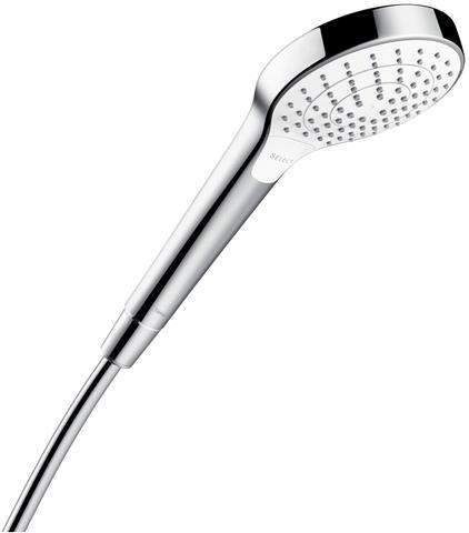 Hansgrohe Handbrause Croma Select S Vario, weiß/chrom, Brausekopf d = 110 mm-26802400