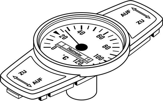 IMI Nachrüst-Thermometer Globo H-0600-00.380