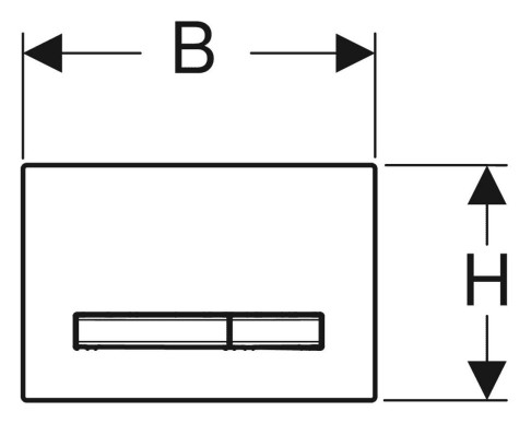 Geberit Betätigungsplatte Sigma50-115788112