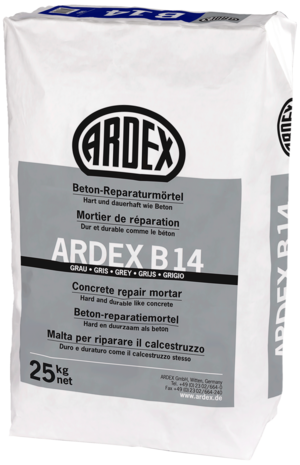 Ardex B14 Beton-Reparaturmörtel grau, a 25 kg Sack-50130