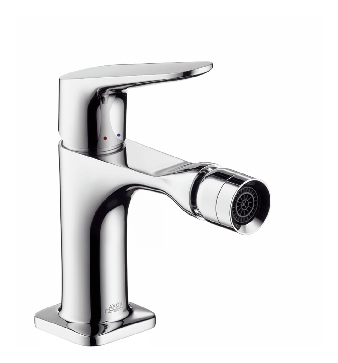 hansgrohe Bidet-Einhebelmischer Axor Citterio M Ausladung 116 mm, mit Ablaufgarnitur, chrom-34210000