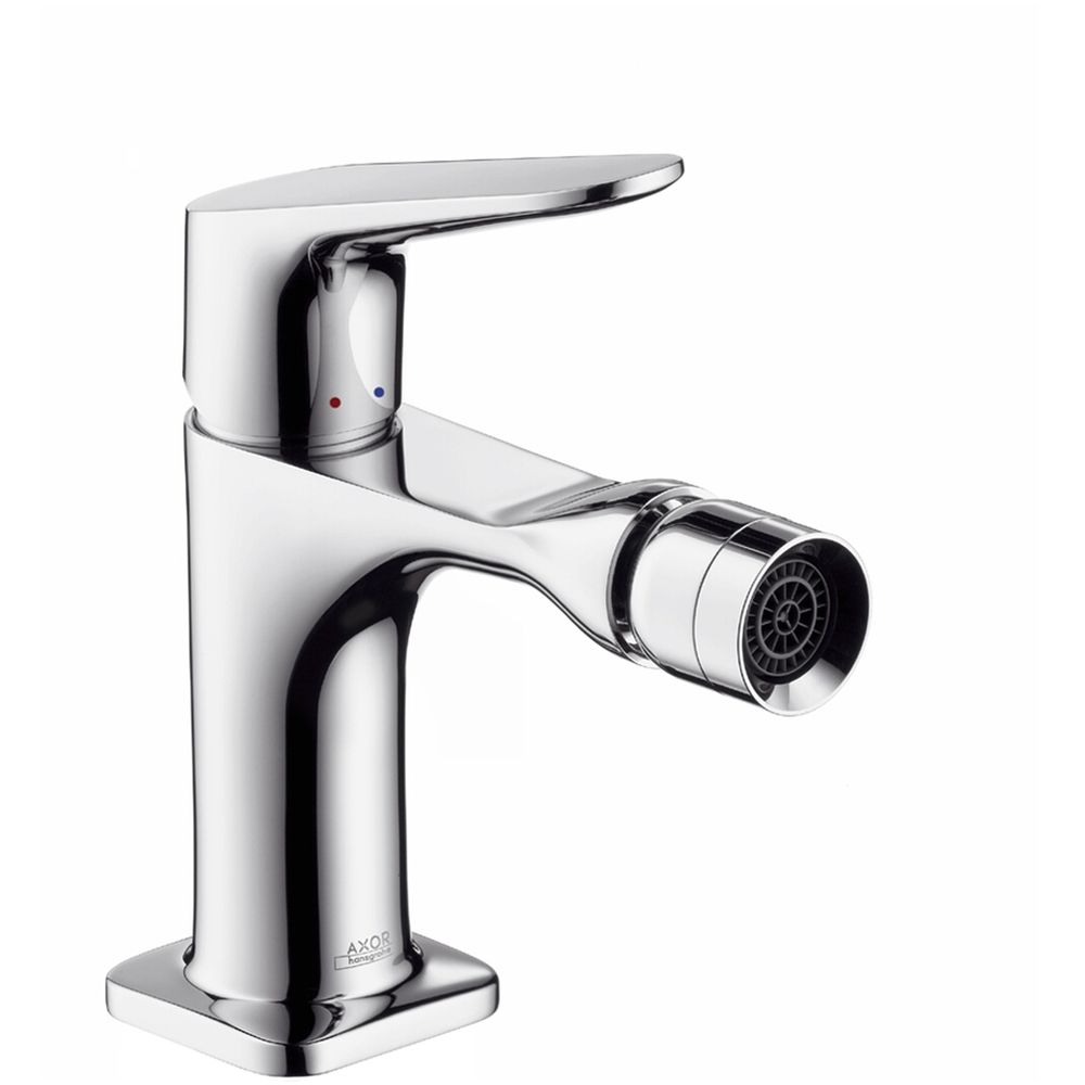 hansgrohe Bidet-Einhebelmischer Axor Citterio M Ausladung 116 mm, mit Ablaufgarnitur, chrom-34210000