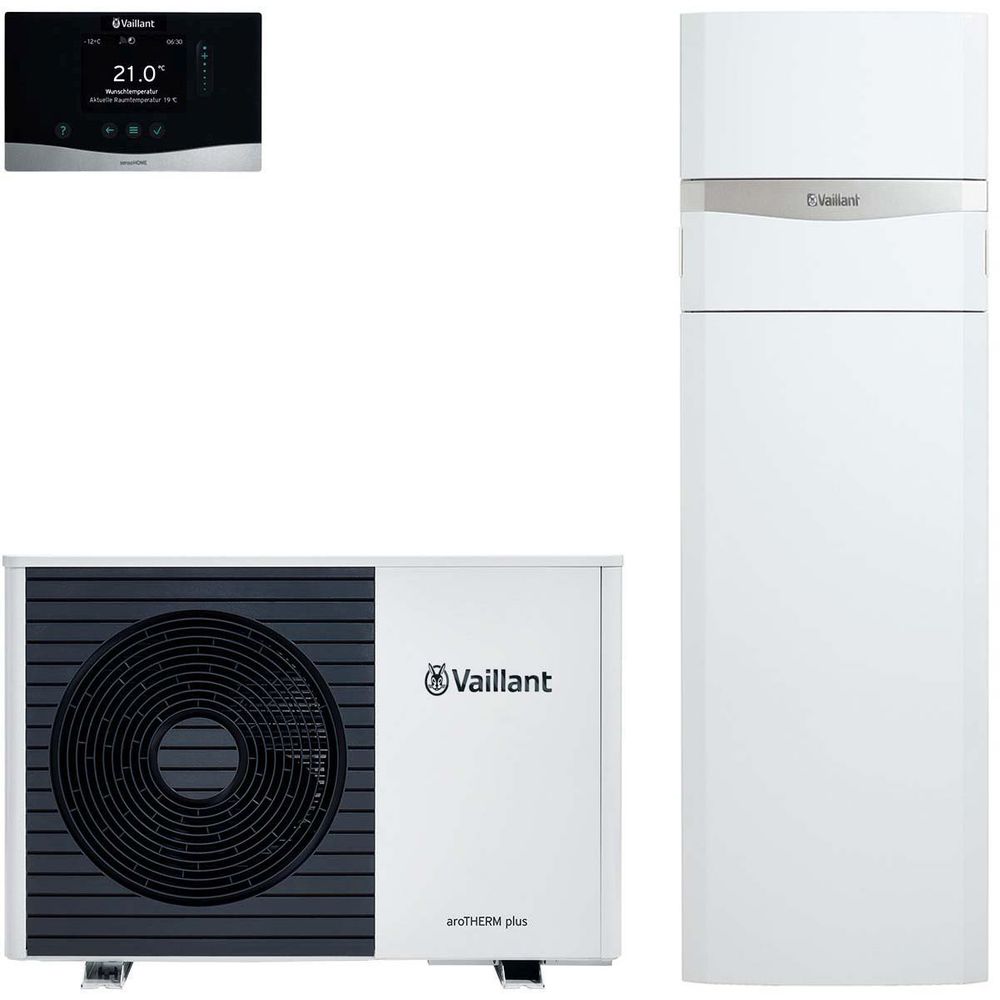 Vaillant Wärmepumpenpaket 4.3205 aroTHERM plus VWL 75/6A S2 mit uniTOWER plus VIH QW190