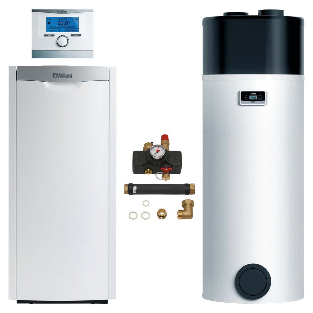 Vaillant Öl-Hybrid Paket 3.50 icoVIT exclusiv VKO 156/3-7 mit Warmwasserwärmepumpe aroSTOR VWL BM270-0010034141