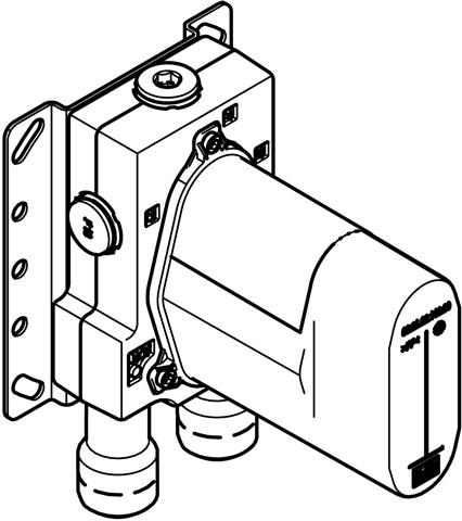 Dornbracht UP-Grundkörper für Thermostat G 1/2", mit Vorabsperrung -3542697090