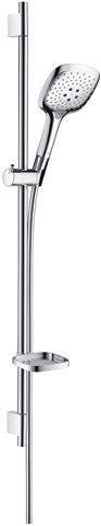 hansgrohe Raindance Select E Brauseset 150 3jet mit Brausestange 90 cm und Seifenschale Unica S Puro