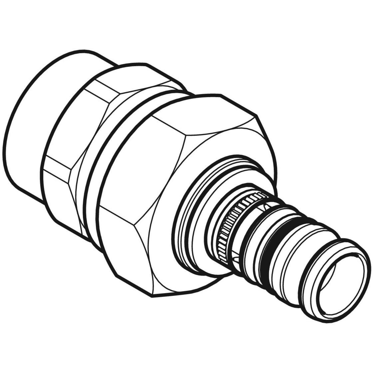 Geberit Übergangsverschraubung Mepla-601595005