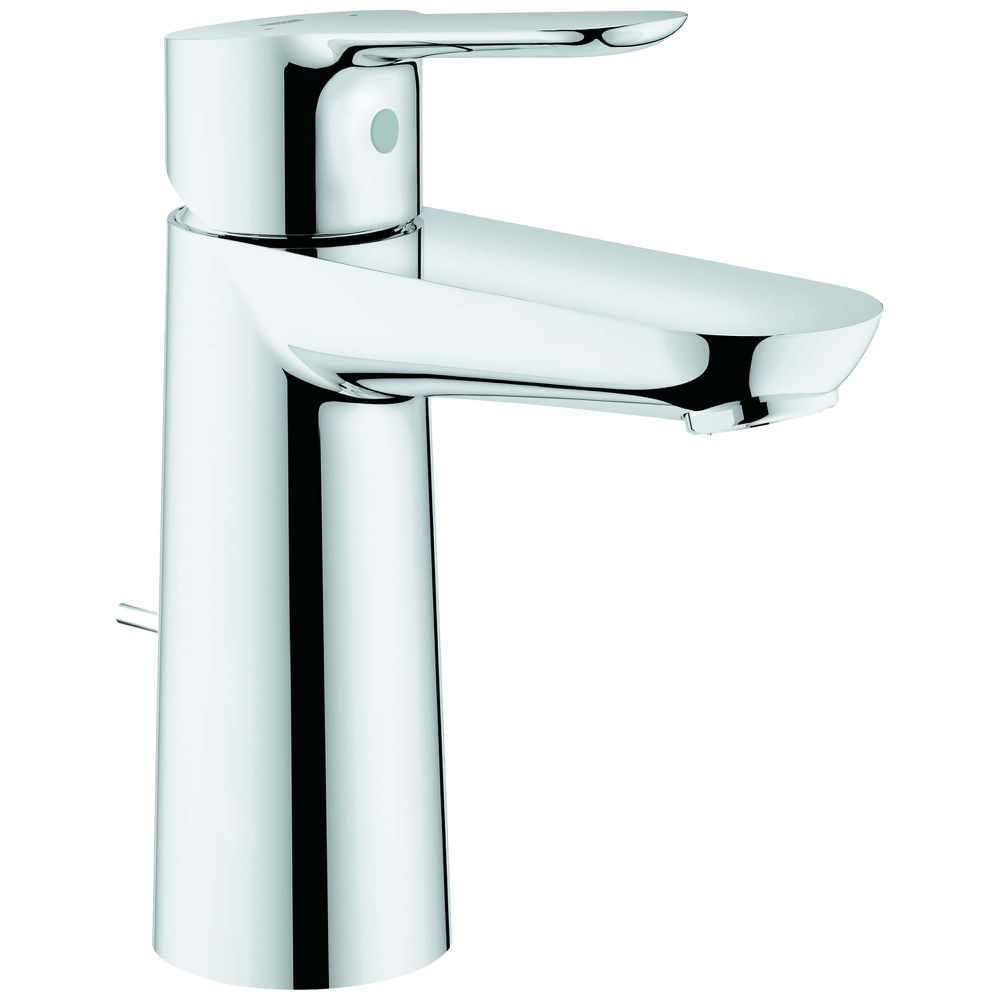 GROHE Waschtisch-Einhebelmischer BauEdge chrom, M-Size, mit Ablaufgarnitur-23758000