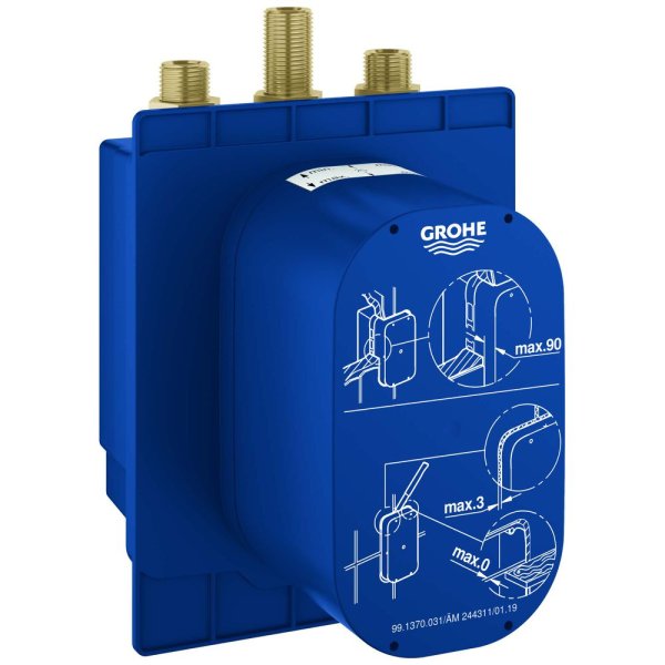 GROHE UP-Einbaukörper Eurosmart CE mit thermostatischer Mischeinrichtung, Batteriebetrieb, für