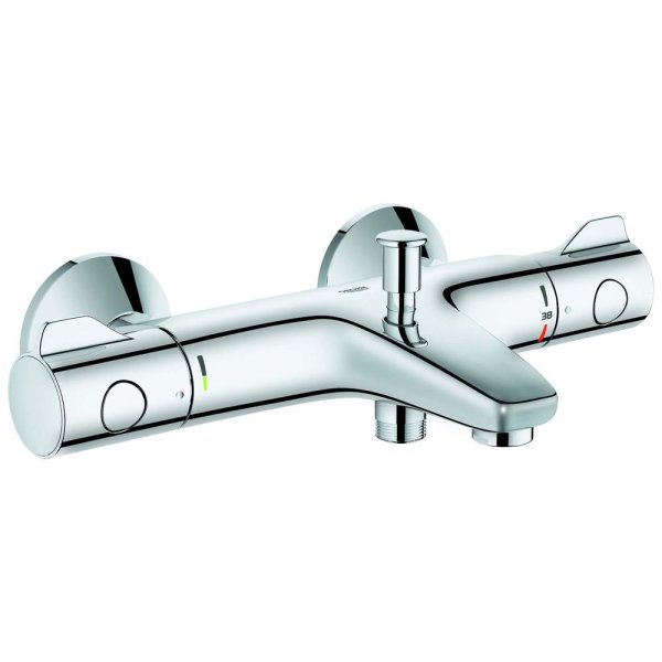 GROHE Wannen-Thermostat Grohtherm 800 1/2&quot;, Wandmontage, chrom